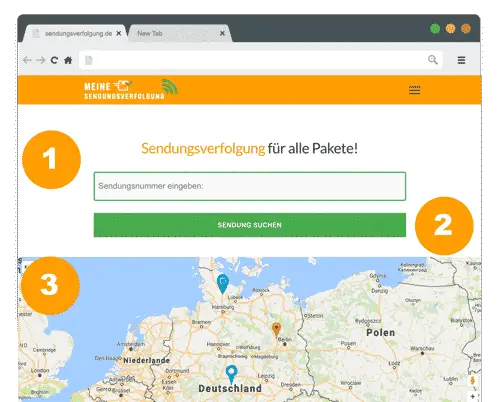 Sendungsverfolgung-Anleitung Sendungsverfolgung Anleitung - in nur 3 Schritten findest du Live dein Paket: